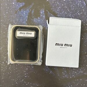 Miu Miu double sided mirror new in box